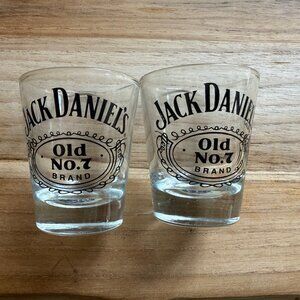 Jack Daniel's Old No. 7 shot glasses, set of 2